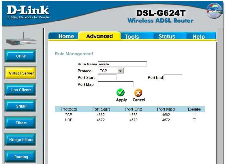 D-Link DSL G624T